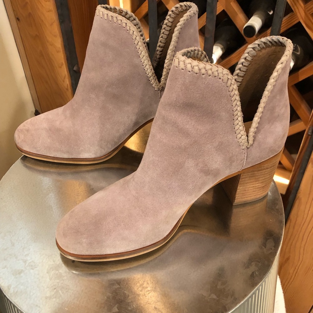 Frye & Co Suede Booties-Size 9